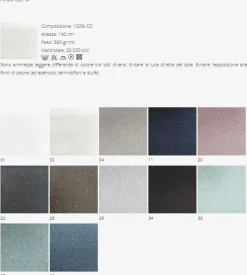 Divano mod. Venezia Md Work con penisola, piuma e cinghie elastiche a prezzo scontato!