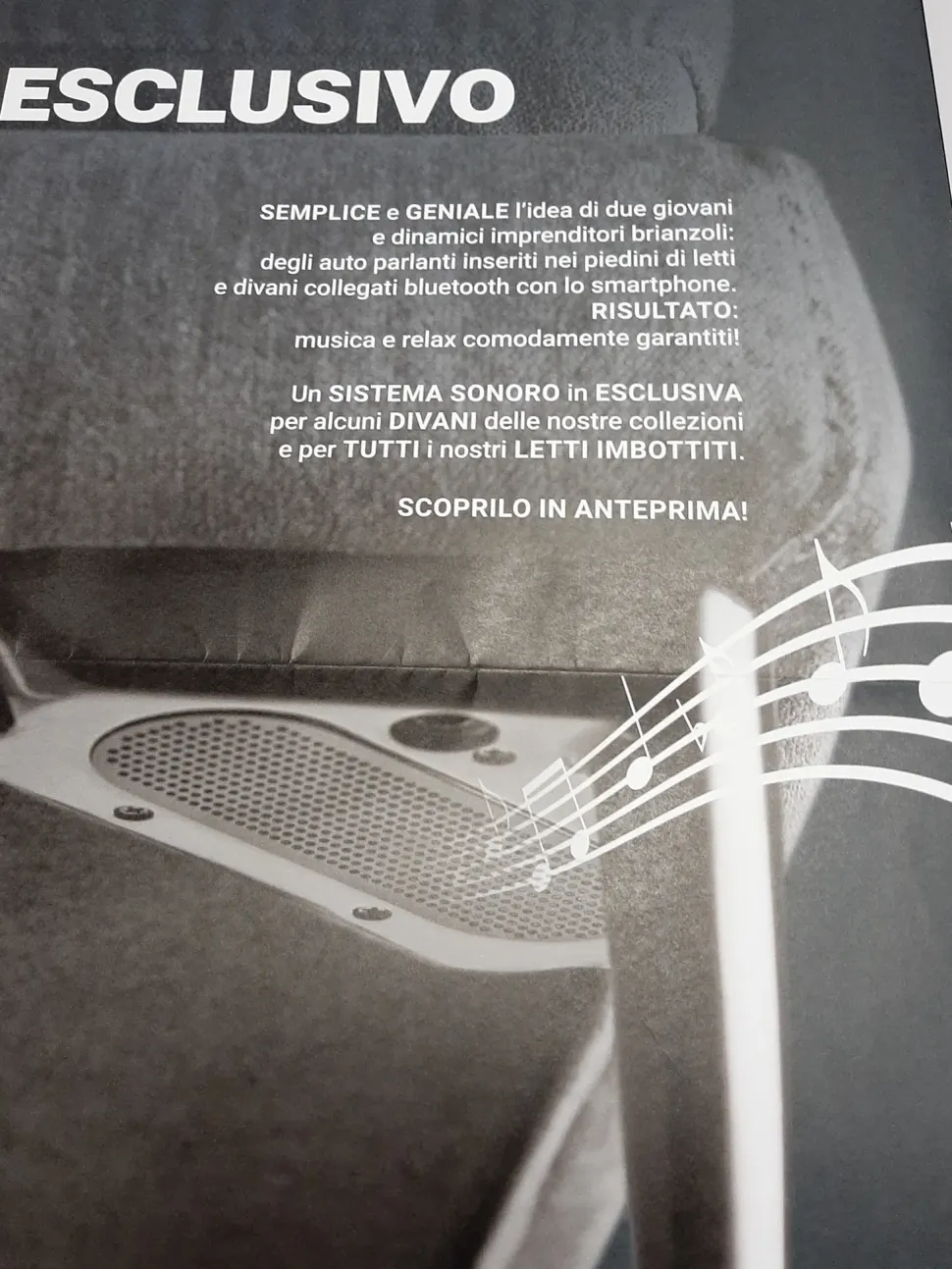 Divano moderno tessuto Detar di Excò con sconto del - 45%