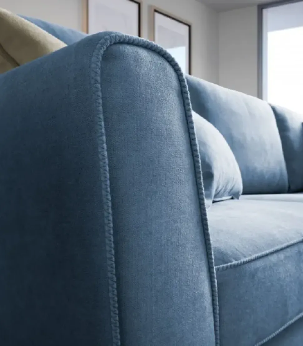 Divano moderno tessuto Divano 3 posti loly di Artigianale con sconto del - 22%