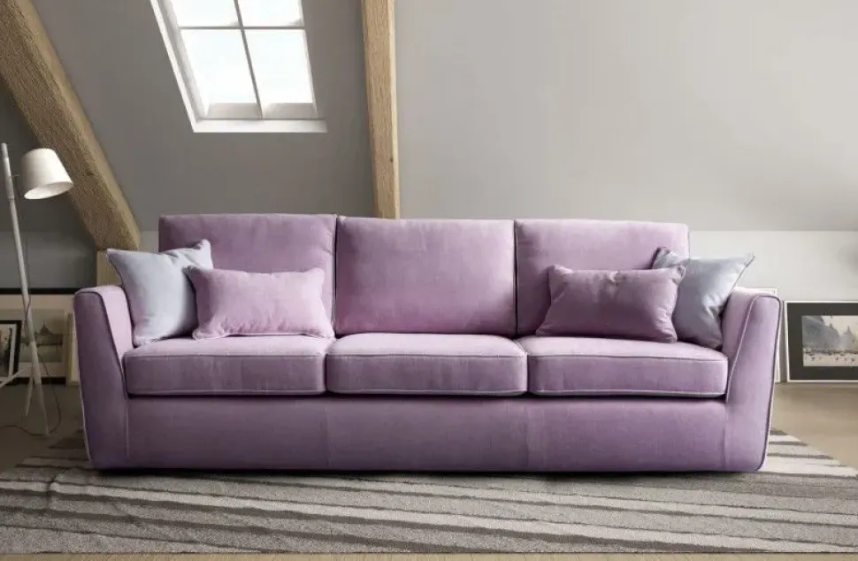 Divano moderno tessuto Divano 3 posti loly di Artigianale con sconto del - 22%