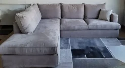 Divano moderno tessuto Glammy di Samoa con sconto del - 42%