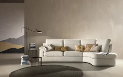 Divano moderno tessuto Skill  di Samoa con sconto del - 35%