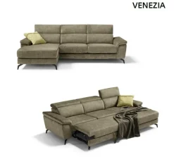 Divano moderno tessuto Venezia di Sofangel con sconto del - 50%