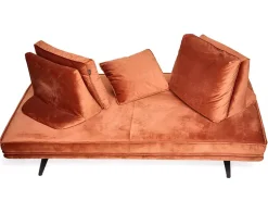 Divano Mood in Tessuto Nicoletti home a prezzo ribassato