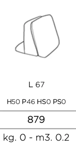 Divano Mood in Tessuto Nicoletti home a prezzo ribassato