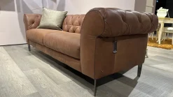 Divano Morfeo in Pelle non sfoderabile di Natuzzi scontato 59%