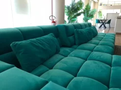 Divano Navigli tessuto in poliuretano  Febal in Offerta Outlet