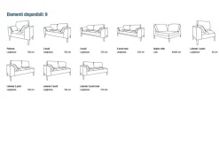 Divano Nelson Collezione esclusiva OFFERTA OUTLET