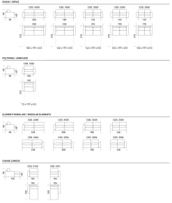 Divano Nuvola in stile Moderno Con contenitore a prezzi convenienti
