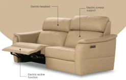 Divano Oakland in Pelle non sfoderabile  di Nicoletti home scontato 40%