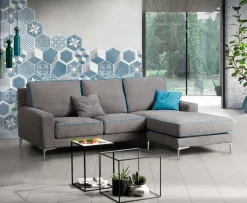 Divano Olga in Tessuto sfoderabile  di Salvetti scontato 40%