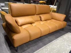 Divano pelle in poliuretano  Franco ferri in Offerta Outlet