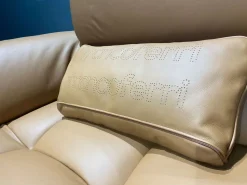 Divano pelle in poliuretano Franco ferri in Offerta Outlet