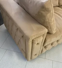 Divano Pelle nabuk pronta consegna Md work OFFERTA OUTLET