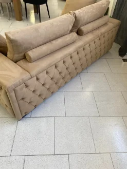 Divano Pelle nabuk pronta consegna Md work OFFERTA OUTLET