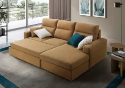 Divano Penny tessuto in poliuretano  Biel in Offerta Outlet