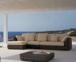 Divano per l'esterno Divano uno piu completo di cuscini modulare  a marchio Md work a prezzo ribassato