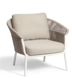 Divano per l'esterno Md work modello Set lak bianco/beige SCONTATO