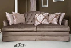 Divano Piuma doppio strato modello villa veneziana in Tessuto non sfoderabile  di Md work scontato 40%