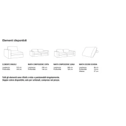 Divano relax in poliuretano. Collezione esclusiva, prezzo scontato.