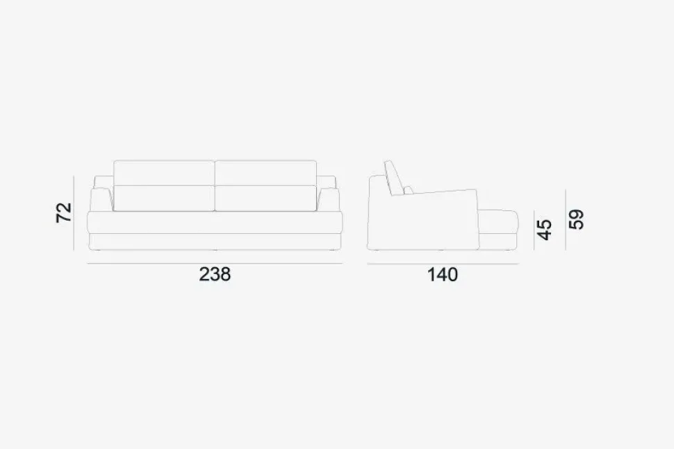 Divano relax Loll 16 Gervasoni: SCONTO ESCLUSIVO