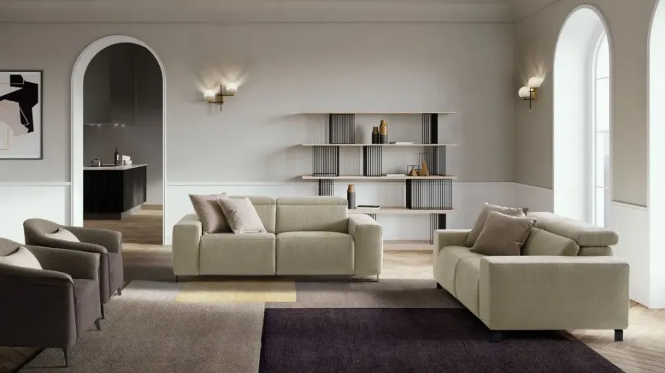 Divano relax Sebastian Le comfort con forte sconto