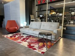 Divano relax tessuto in misto piuma  Flex team a prezzo Outlet