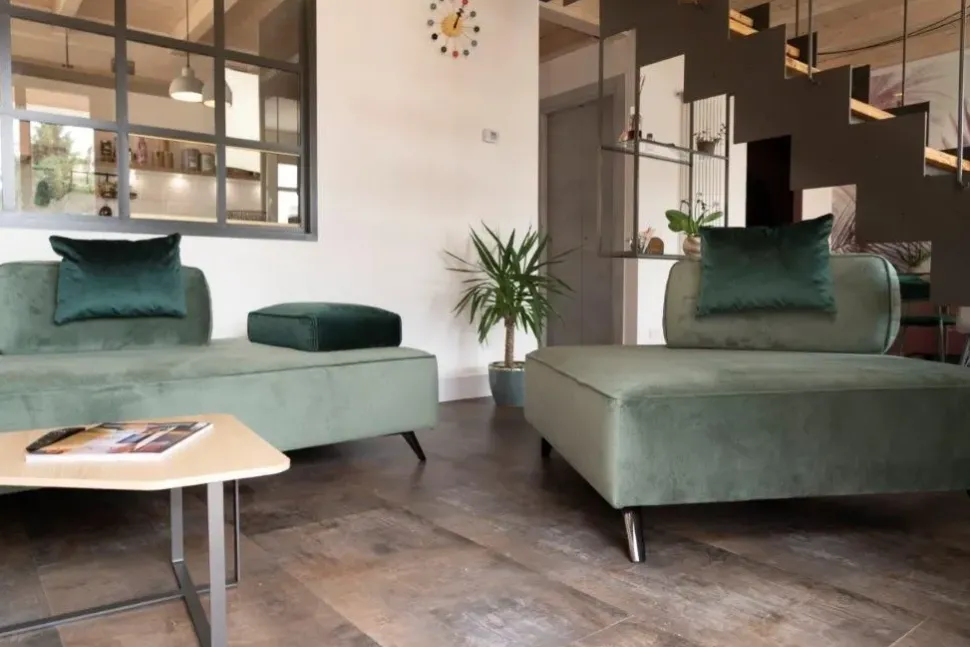 Divano relax Tres Nicoletti home in Tessuto a 3100€