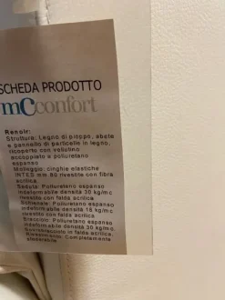 Divano Renoir in Pelle sfoderabile  di Artigianale scontato 66%