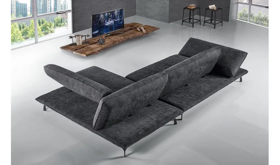 Divano Rock tessuto in poliuretano Excò in Offerta Outlet