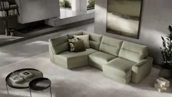 Divano Samir in Tessuto sfoderabile. Prezzo riservato.