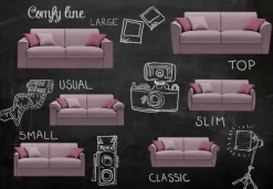 Divano Samoa modello Comfy