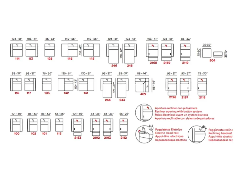Divano Selfie Max divani in Offerta Outlet