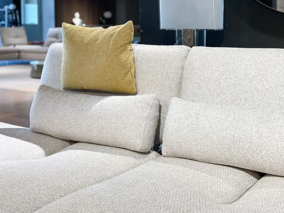 Divano Serena in Tessuto sfoderabile di Nicoletti home scontato 45%