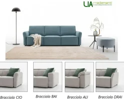 Divano Soho tessuto in poliuretano  Le comfort a prezzo Outlet
