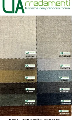 Divano Sophia penisola in Microfibra non sfoderabile  di Egoitaliano scontato 32%