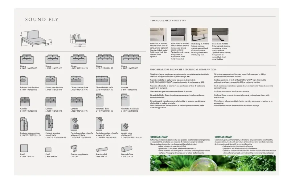 Divano Sound fly Samoa in OFFERTA - 35%