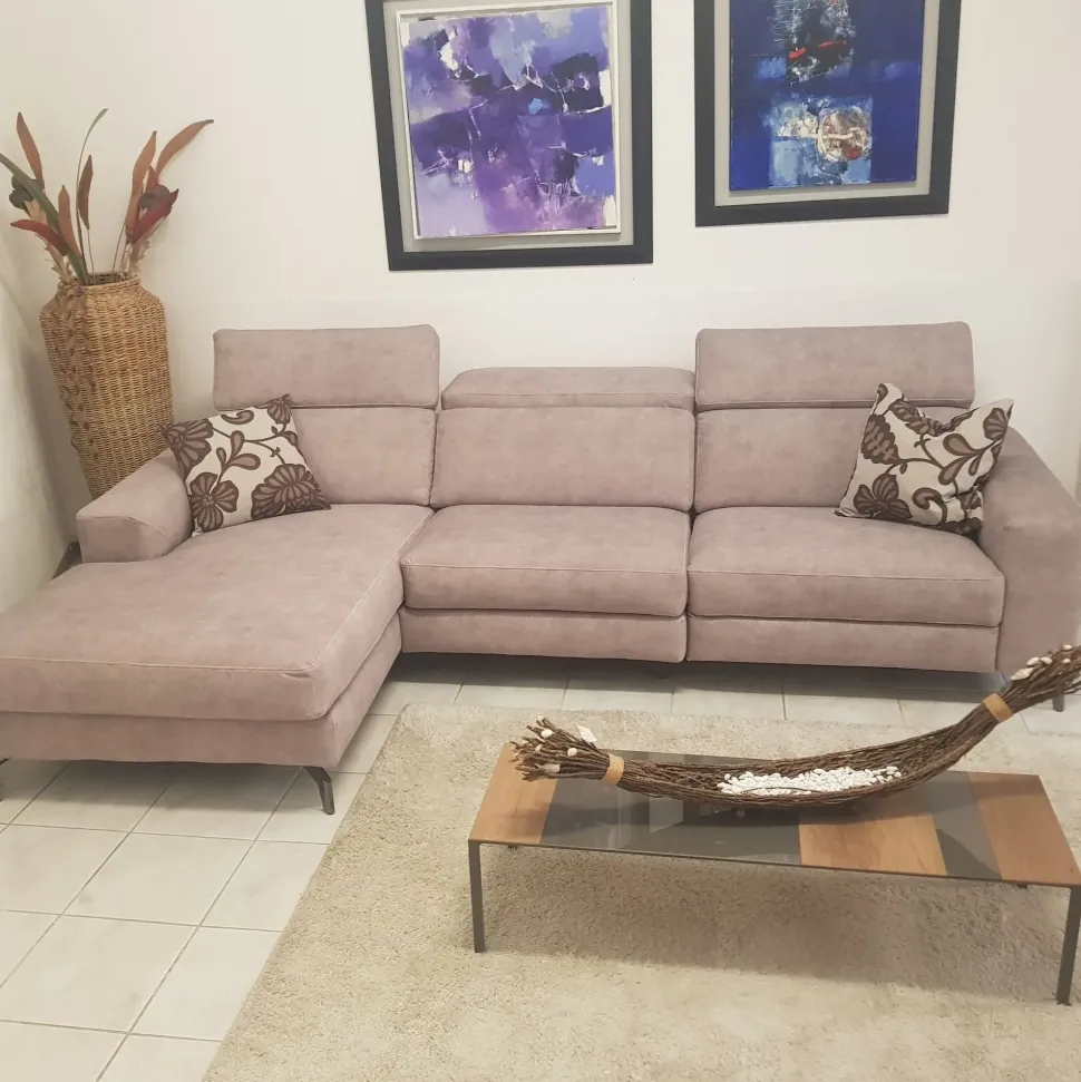 Divano Space fly in Microfibra sfoderabile di Samoa scontato 48%