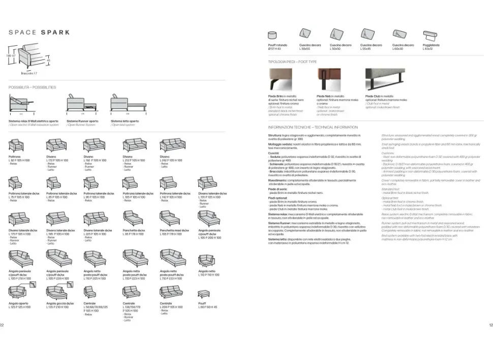 Divano Space spark Samoa: con uno SCONTO ESCLUSIVO del 35%
