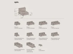 Divano Spin di Samoa in stile design a prezzo scontato