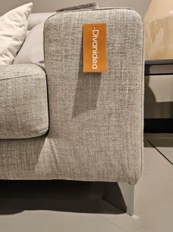 Divano Square in Tessuto sfoderabile di Divanidea scontato 37%