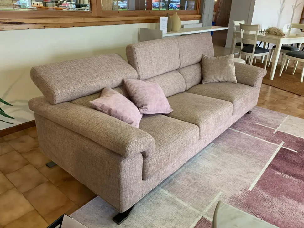 Divano Step in Tessuto sfoderabile di Samoa scontato 40%