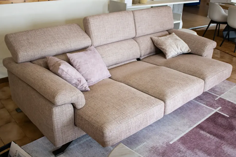 Divano Step in Tessuto sfoderabile di Samoa scontato 40%