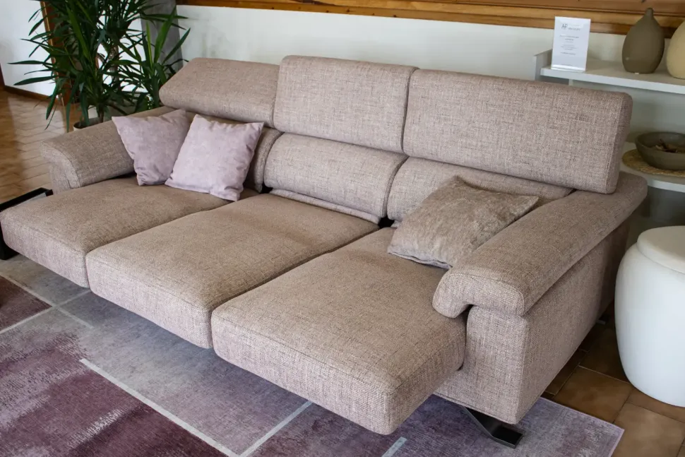 Divano Step in Tessuto sfoderabile di Samoa scontato 40%