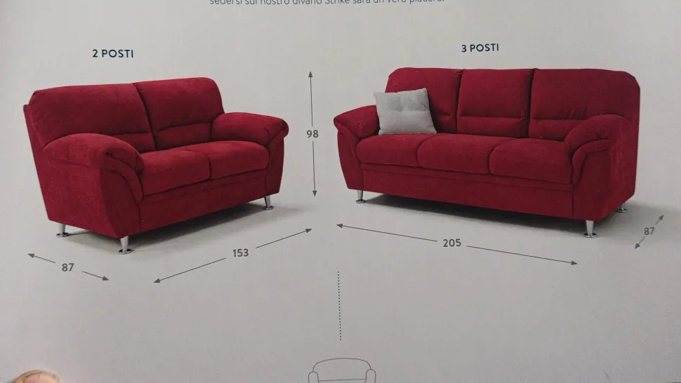 Divano Strike Artigianale: 41% sconto OUTLET!