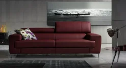 Divano Vanesio in Pelle sfoderabile  di Collezione esclusiva scontato 50%