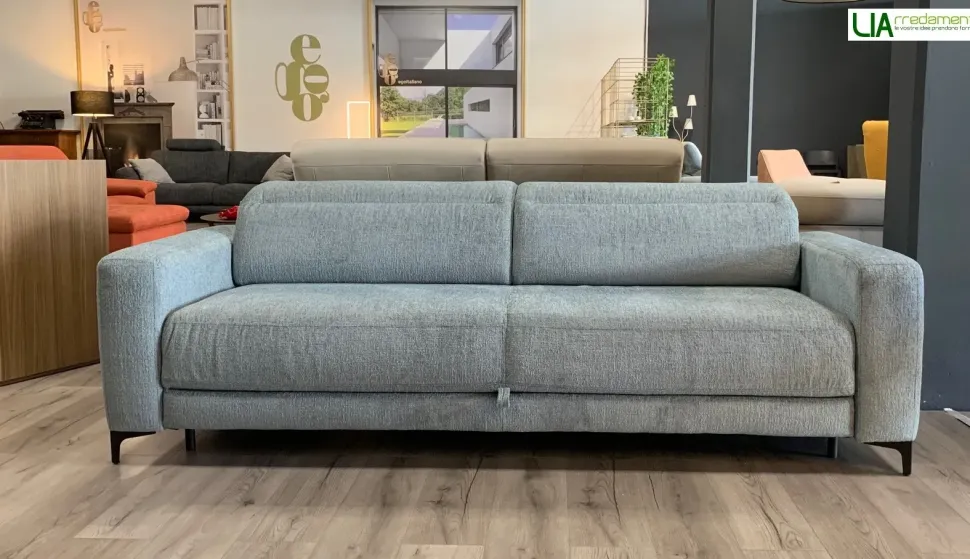 Divano Zoomy microfibra in poliuretano Egoitaliano in Offerta Outlet