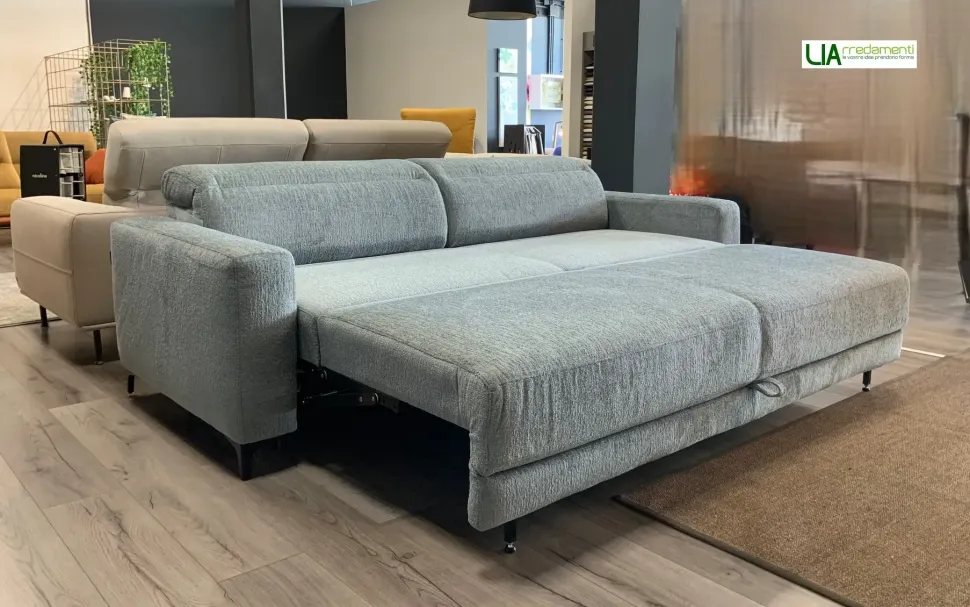 Divano Zoomy microfibra in poliuretano Egoitaliano in Offerta Outlet