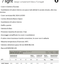 Elettrodomestico Radiatore termoarredo scirocco light Artigianale a prezzi outlet
