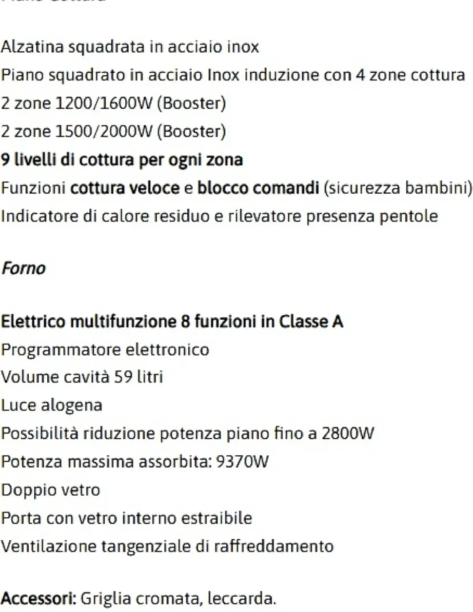 Forno Elba di Collezione esclusiva con forte sconto